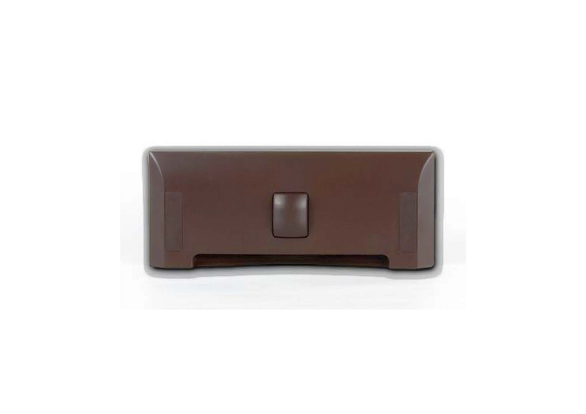 Щілинна вакуумна розетка-совок LEOVAC UNO, колір темно-коричневий